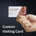 Custom Single Side Visiting Card Printing | Professional Business Cards