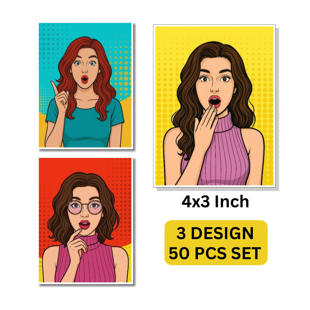 50 Jewellery Display Cards 4x3 Inch | Earring Packaging Cards for Small Business