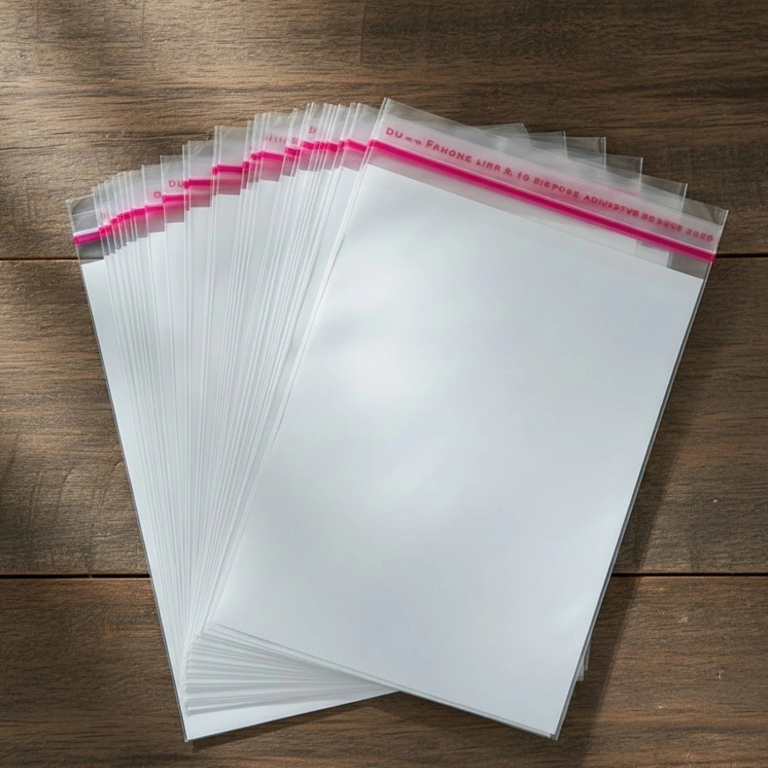 100 Clear BOPP Packaging Packets (3.5x4.5 Inch) | Jewelry Storage & Packaging Bags