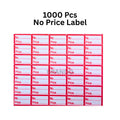 21x13 mm MRP Price Label Stickers | Small Self Adhesive Labels for Retail Use