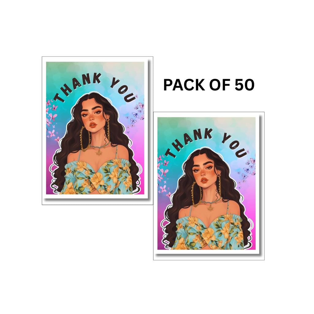 50 Jewellery Display Cards 4x3 Inch | Earring Packaging Cards for Small Business
