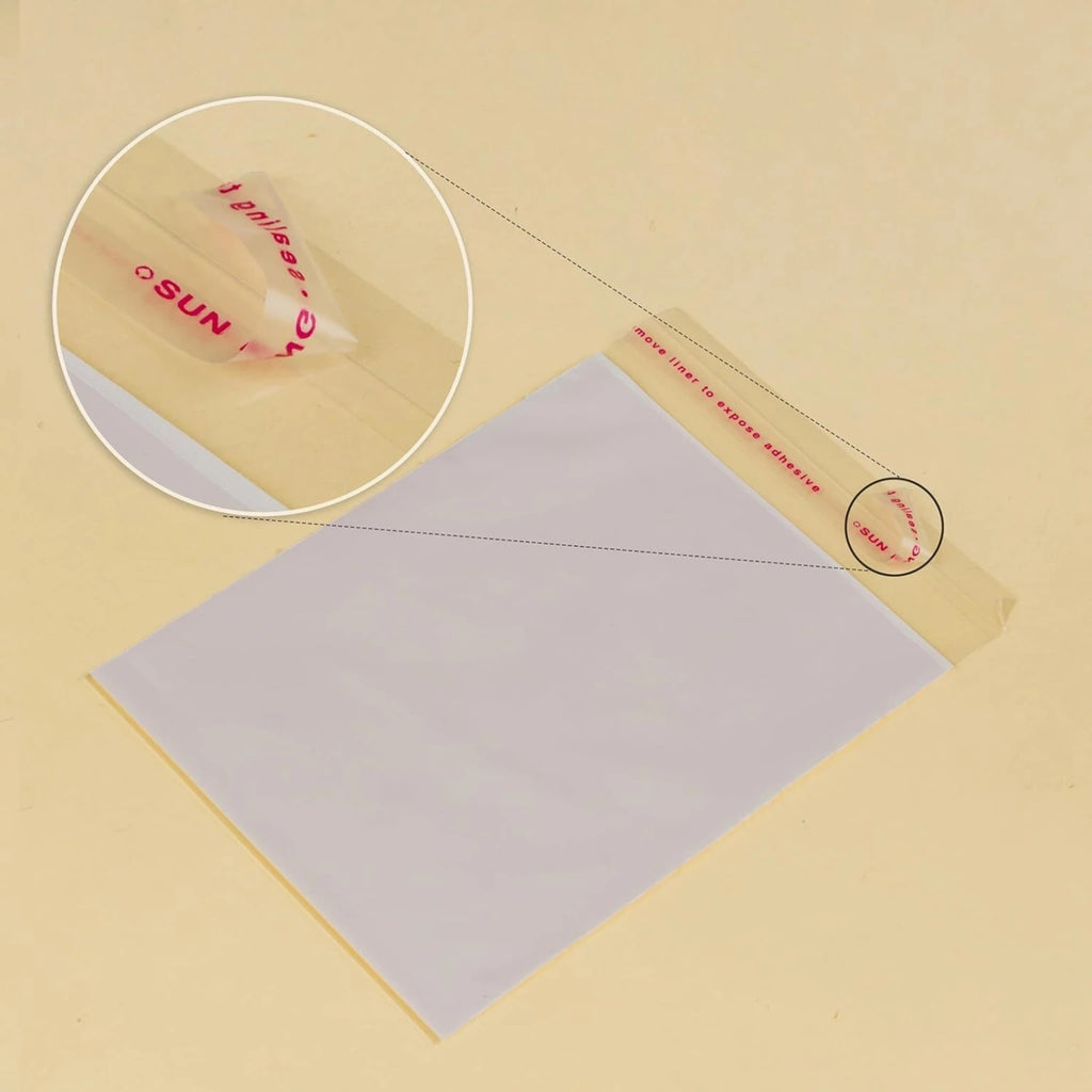 100 Clear BOPP Packaging Packets (3.5x4.5 Inch) | Jewelry Storage & Packaging Bags