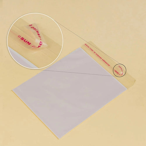 100 Clear BOPP Packaging Packets (3.5x4.5 Inch) | Jewelry Storage & Packaging Bags