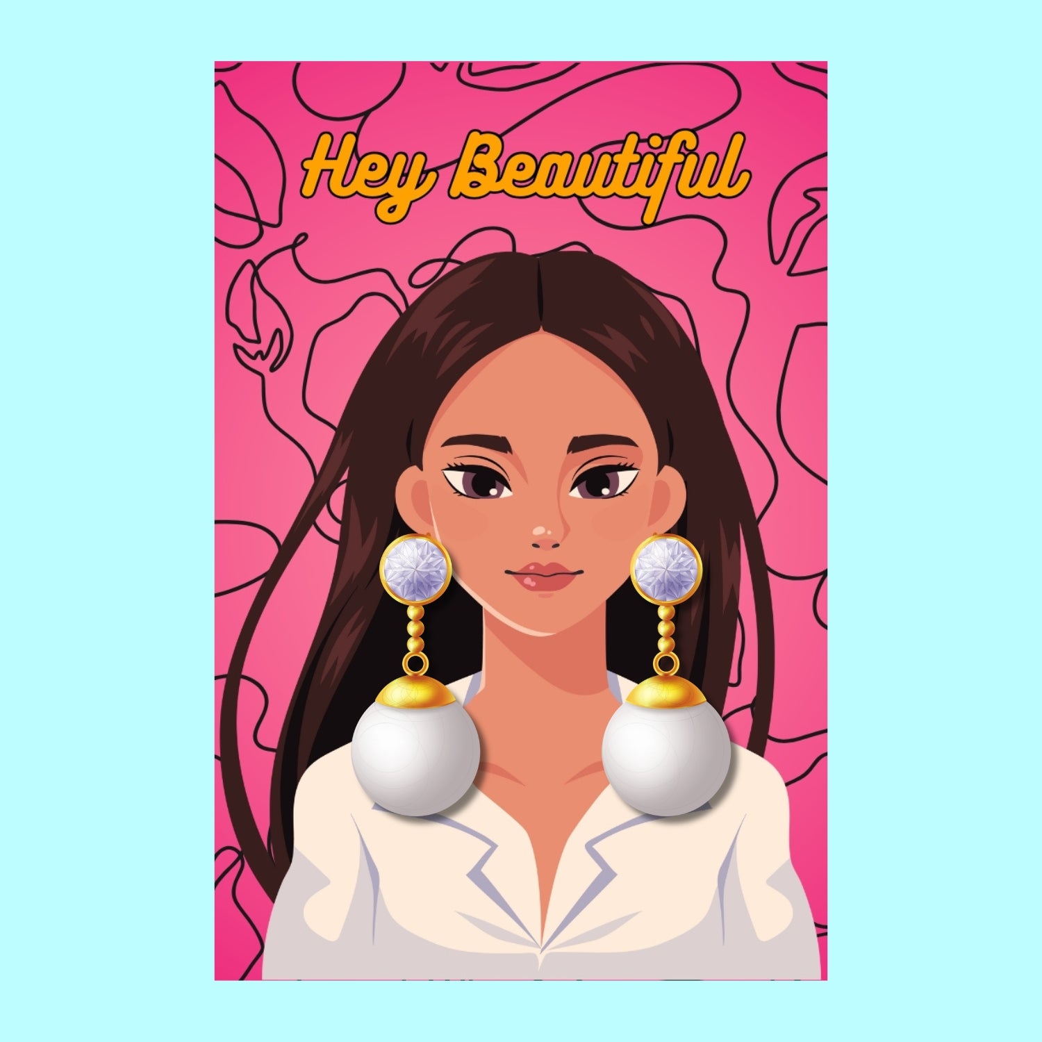 150 PCS Earring Display Cards 300 GSM | Jewellery Packaging Cards (3.6 x 2.4 Inch)