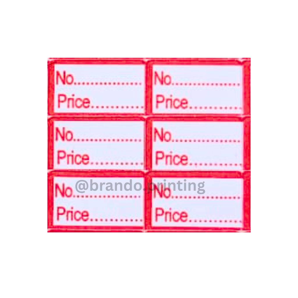 21x13 mm MRP Price Label Stickers | Small Self Adhesive Labels for Retail Use