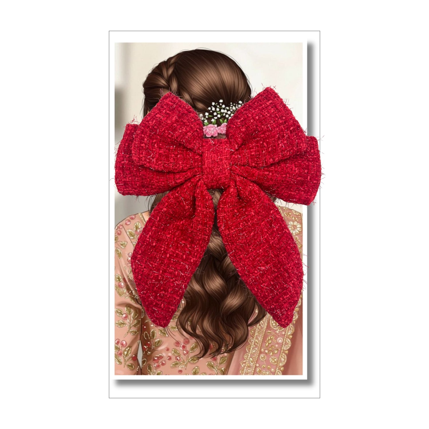 Hair Clip Display Cards 100 PCS (2.3 x 4 Inch) | Hair Accessories Packaging & Display