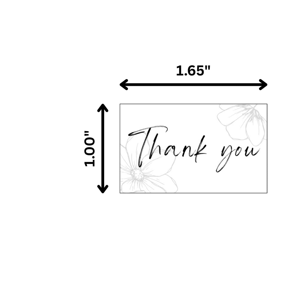 100 Thank You for Your Order Stickers | Cute Packaging Labels for Online Stores