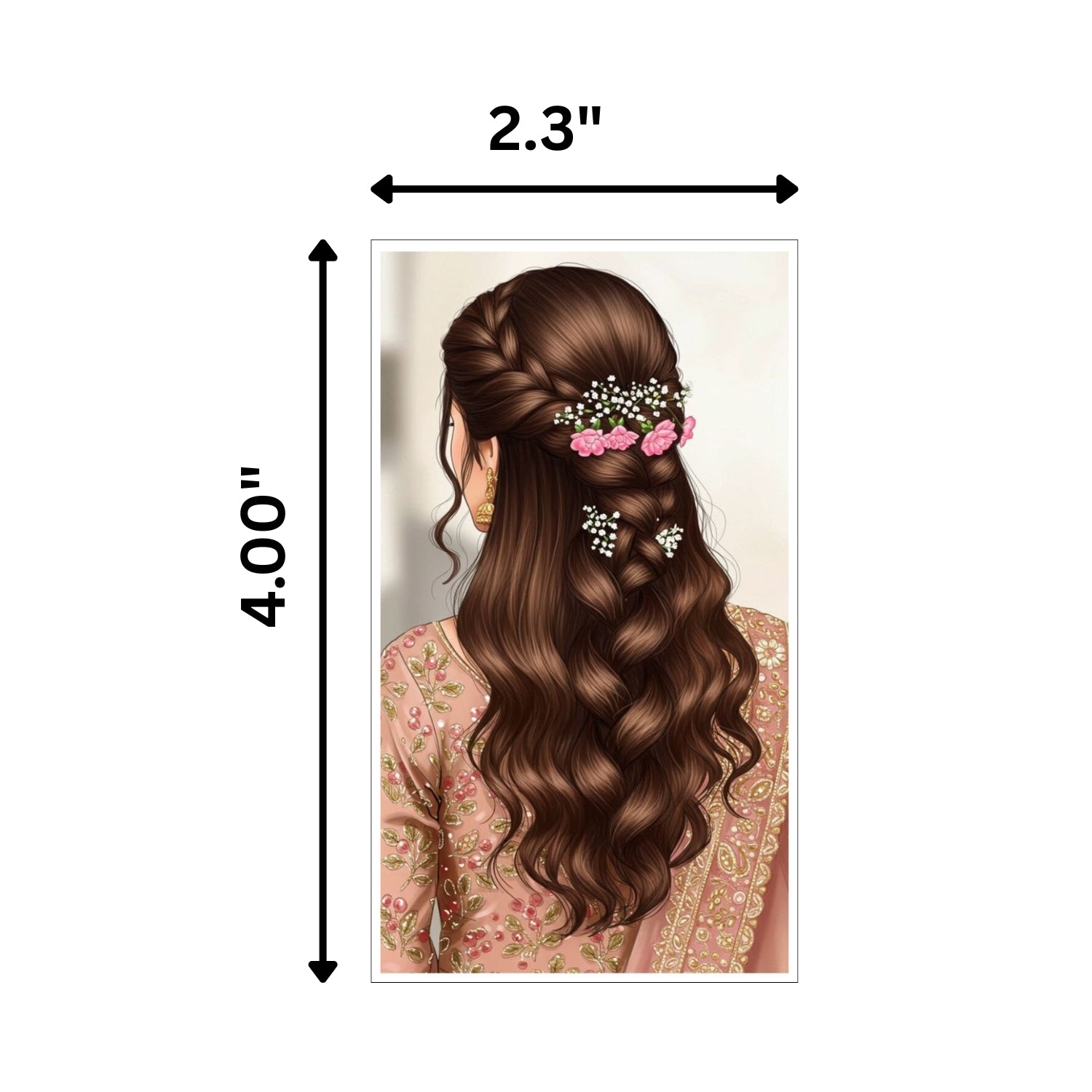 Hair Clip Display Cards 100 PCS (2.3 x 4 Inch) | Hair Accessories Packaging & Display