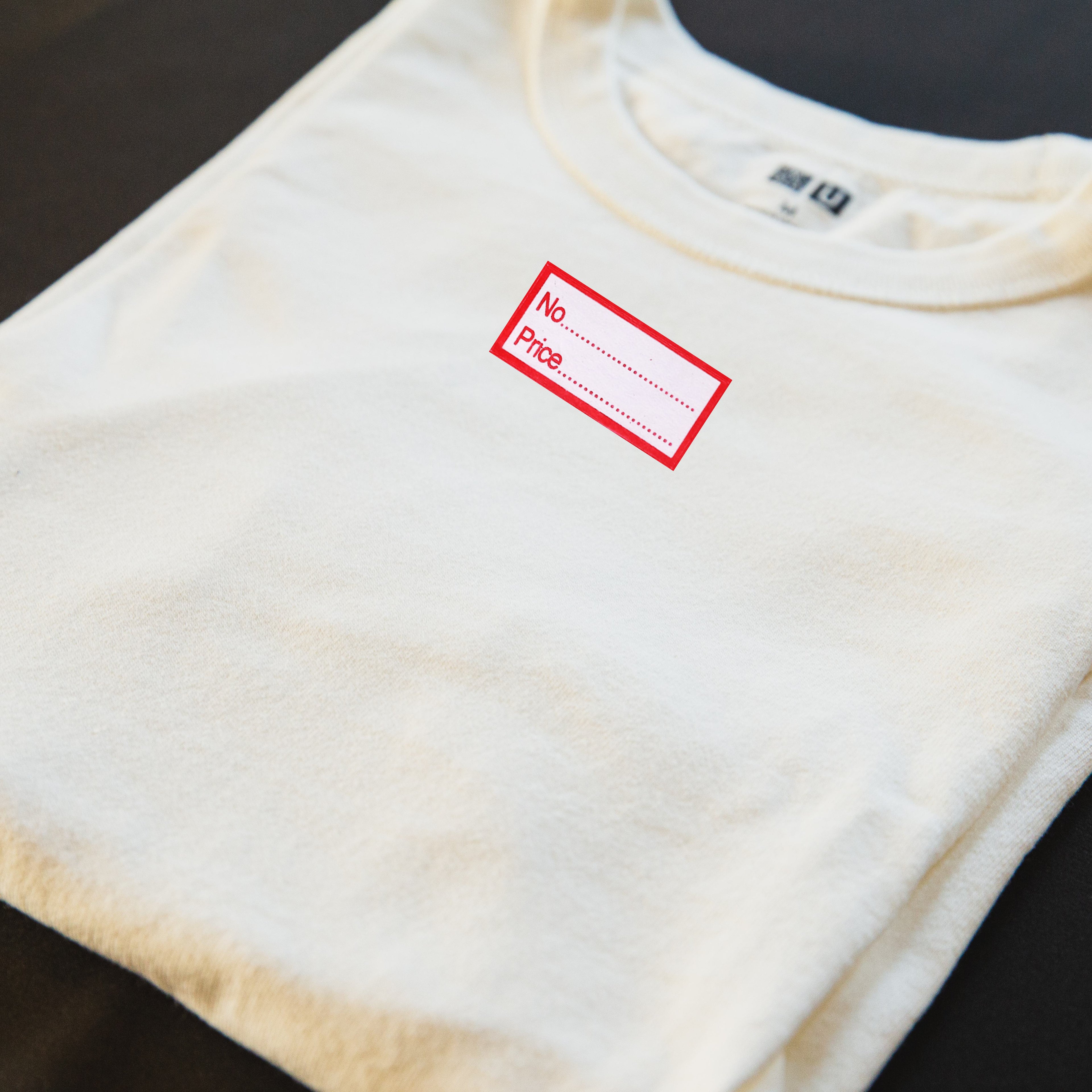 MRP Price Label Stickers 500+ PCS | Self Adhesive Red Border Labels (3.5 x 2.0 cm)